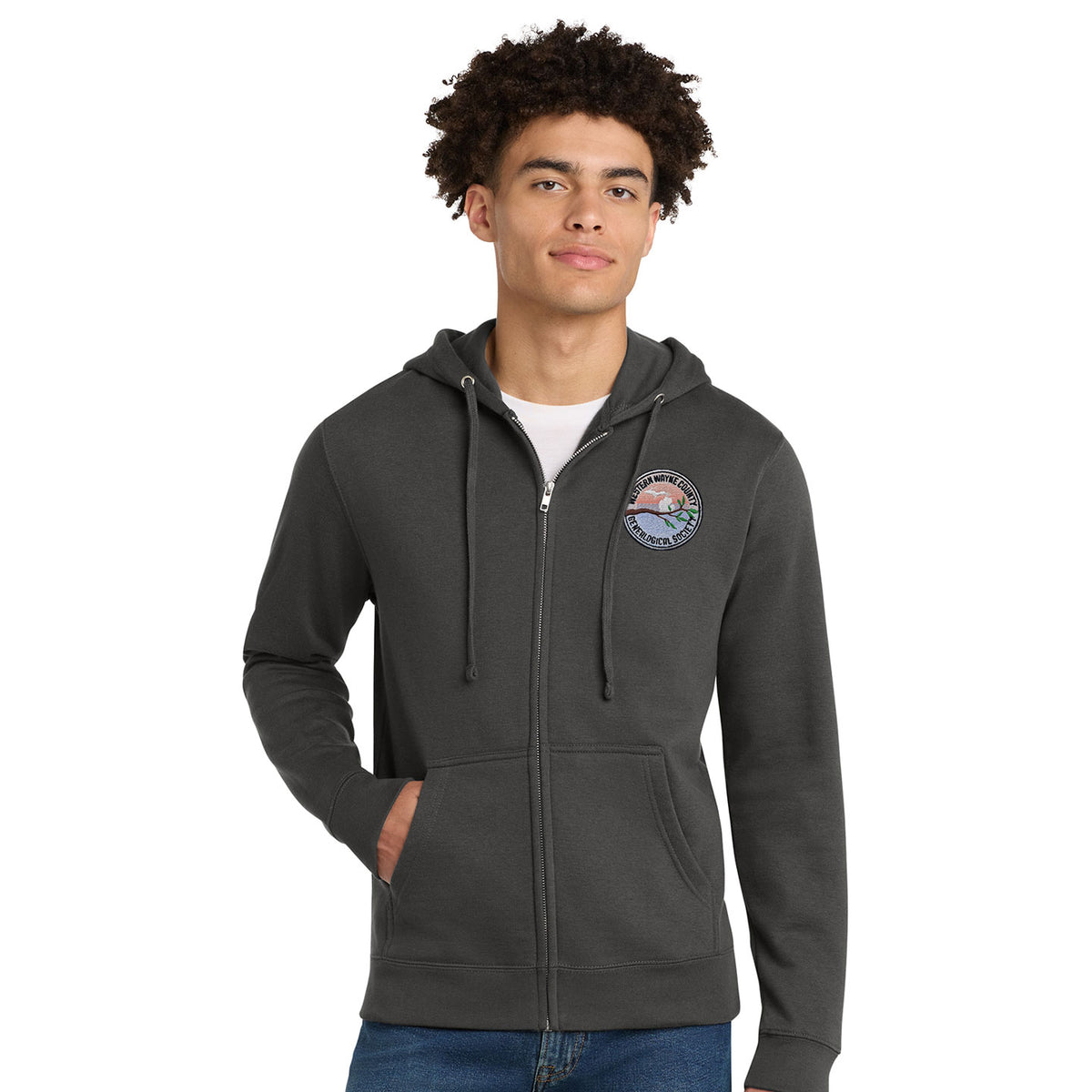 WWCGS - Logo Stitched Unisex District VIT Fleece Zip Hoodie