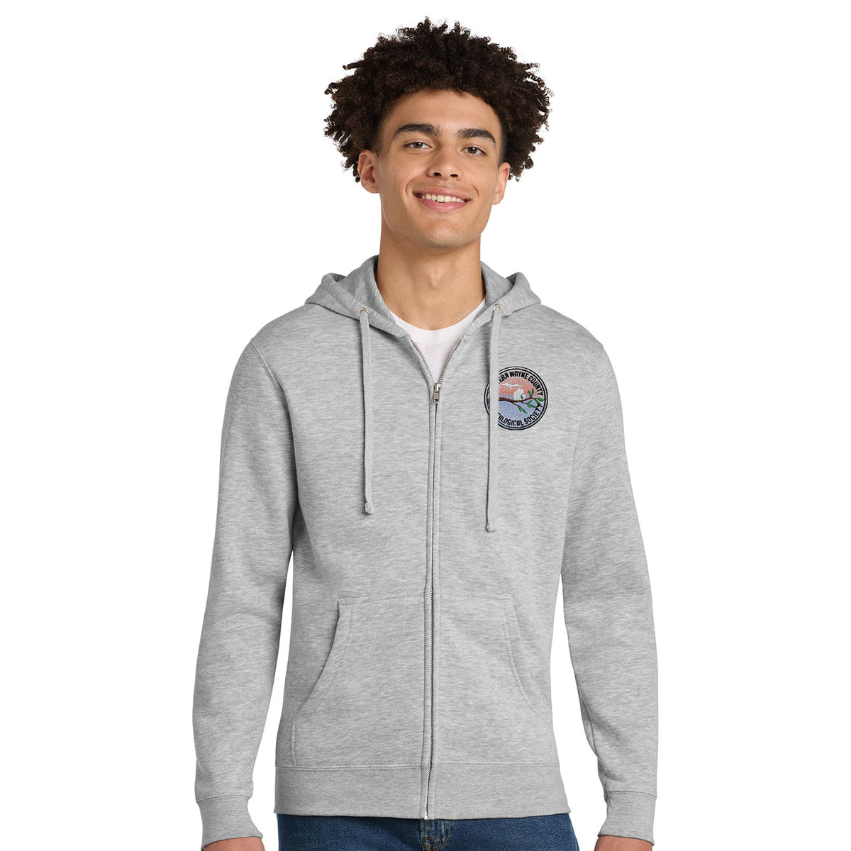 WWCGS - Logo Stitched Unisex District VIT Fleece Zip Hoodie