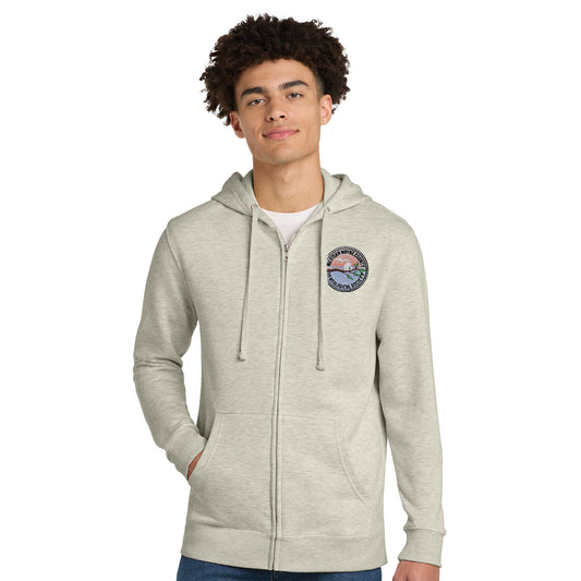WWCGS - Logo Stitched Unisex District VIT Fleece Zip Hoodie