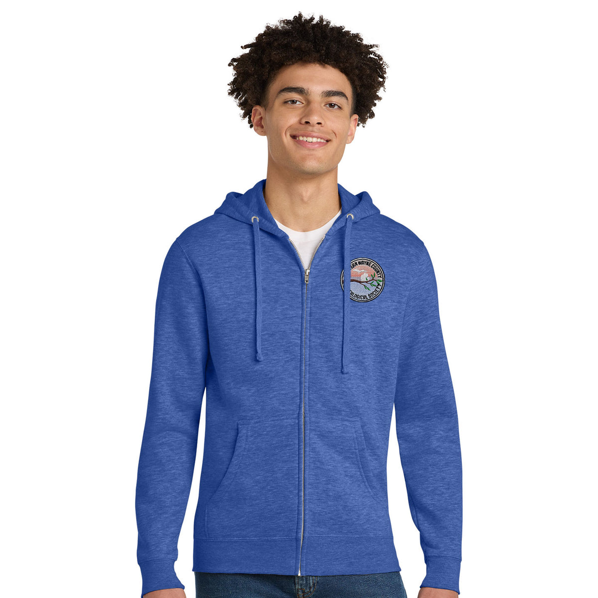 WWCGS - Logo Stitched Unisex District VIT Fleece Zip Hoodie