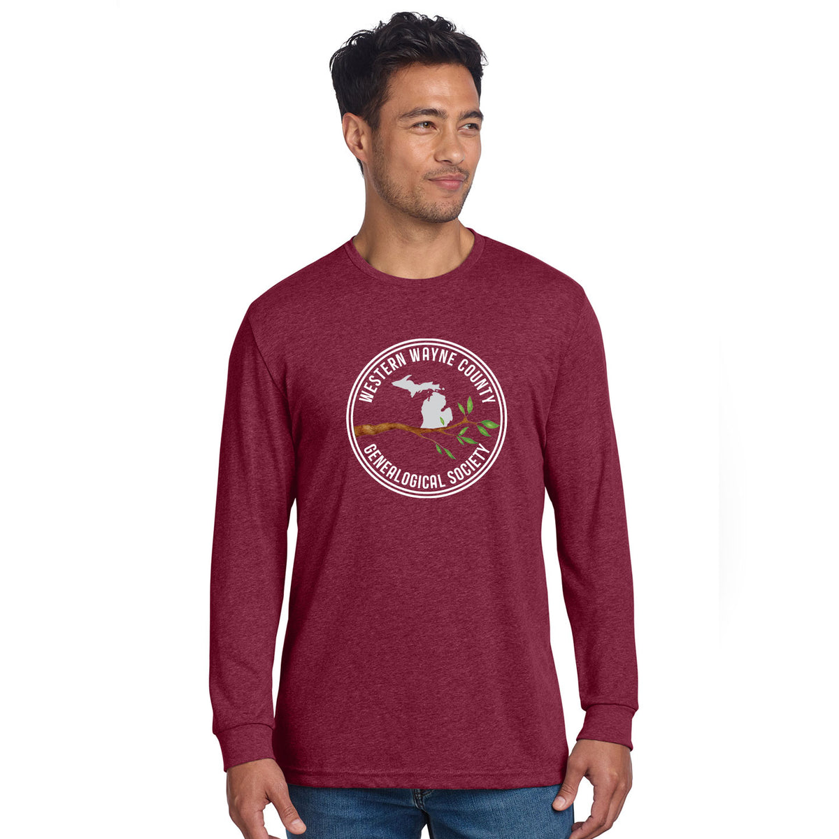 WWCGS - Logo Printed Unisex Next Level Blend Long Sleeve