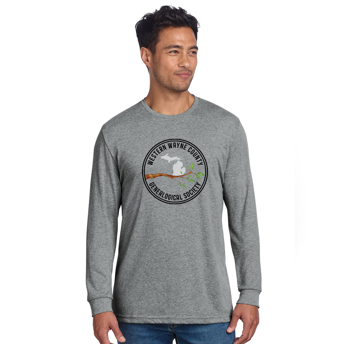 WWCGS - Logo Printed Unisex Next Level Blend Long Sleeve