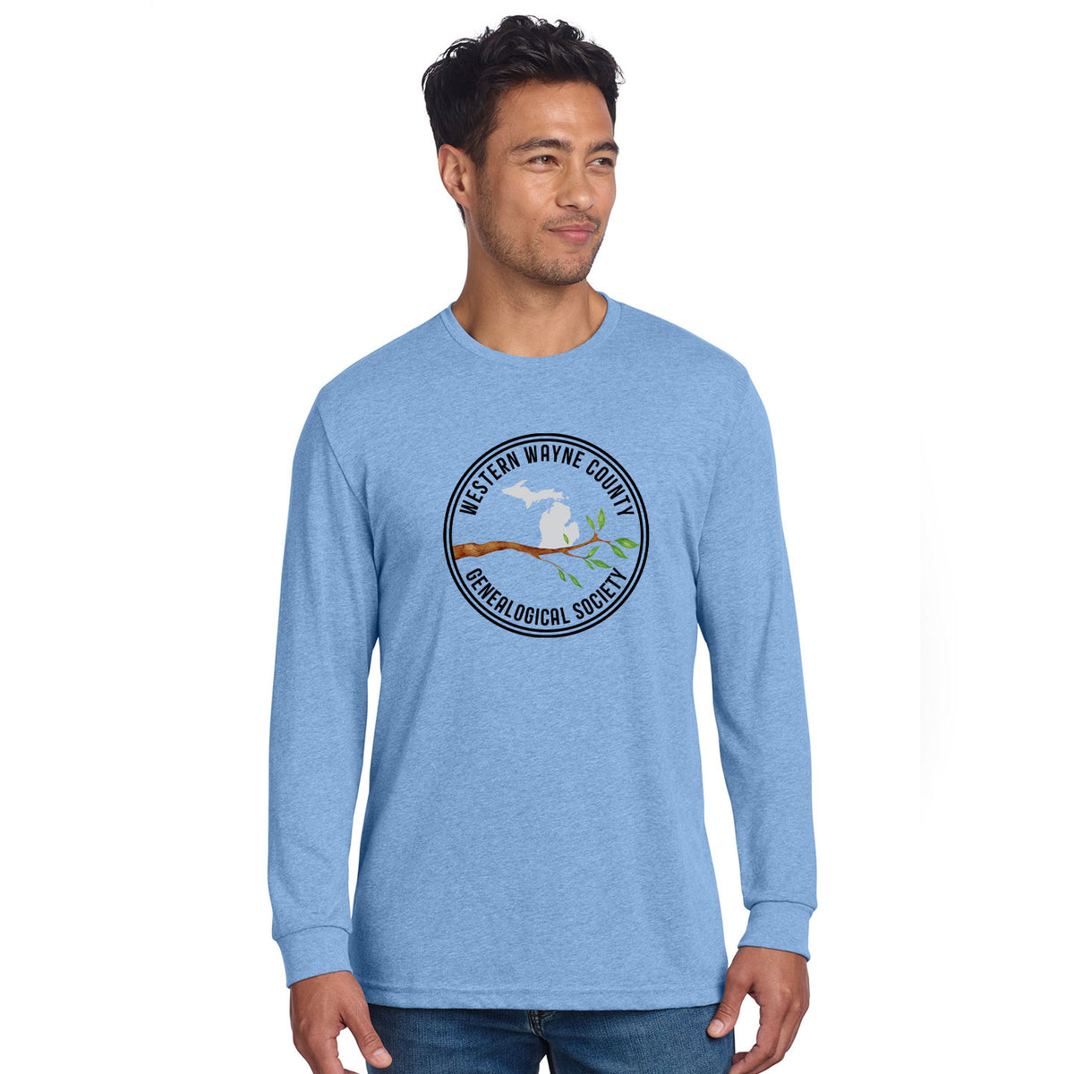 WWCGS - Logo Printed Unisex Next Level Blend Long Sleeve
