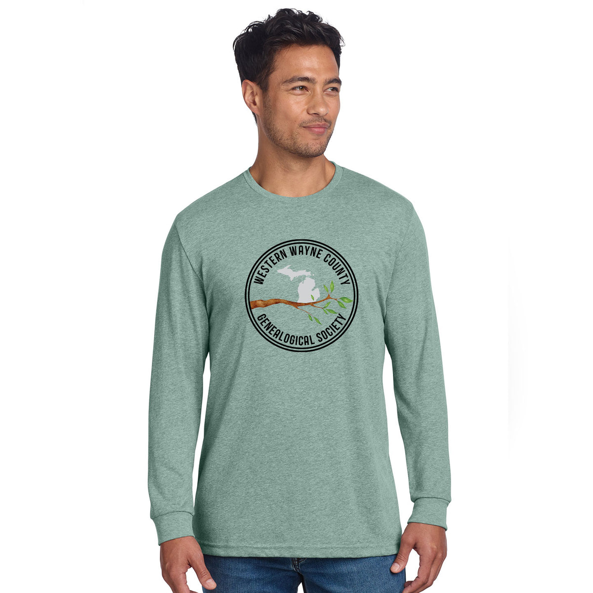 WWCGS - Logo Printed Unisex Next Level Blend Long Sleeve
