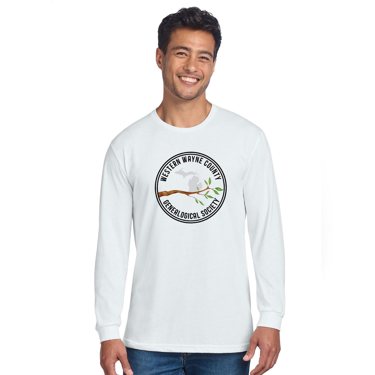 WWCGS - Logo Printed Unisex Next Level Blend Long Sleeve