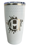 Custom Engraved Polar Camel 20 oz. White Golf Tumbler with Dimples