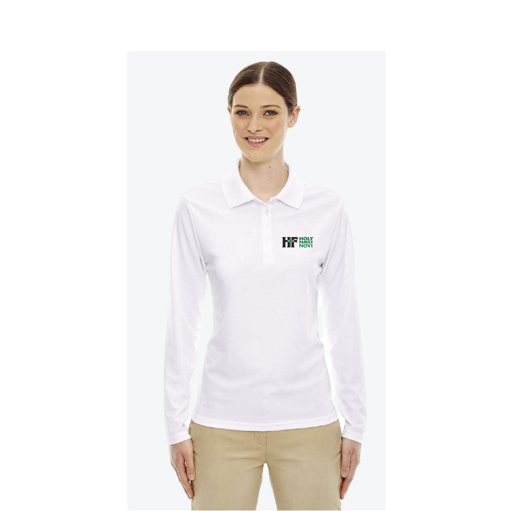 Holy Family Novi Embroidered Ladies Long Sleeve Polo