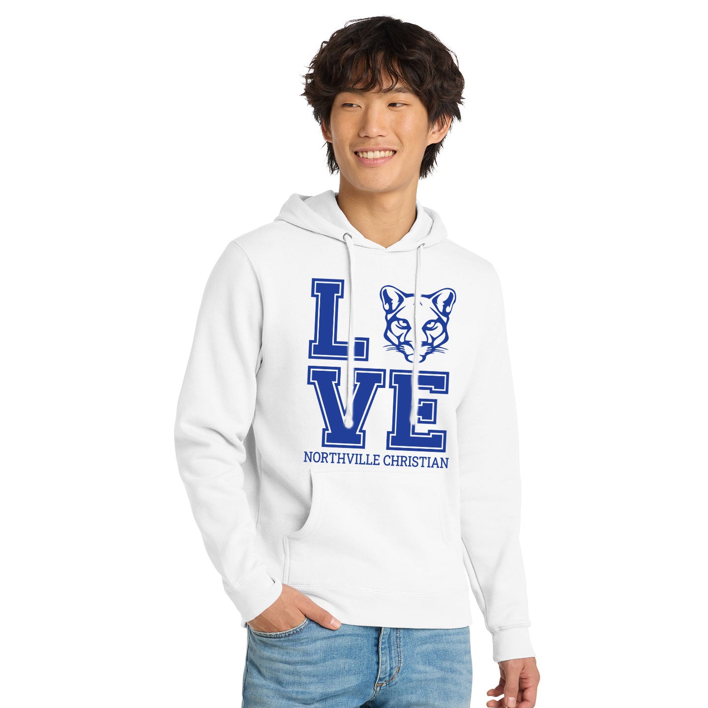 NVCS - Cougar Love Unisex Adult Fleece Hoodie