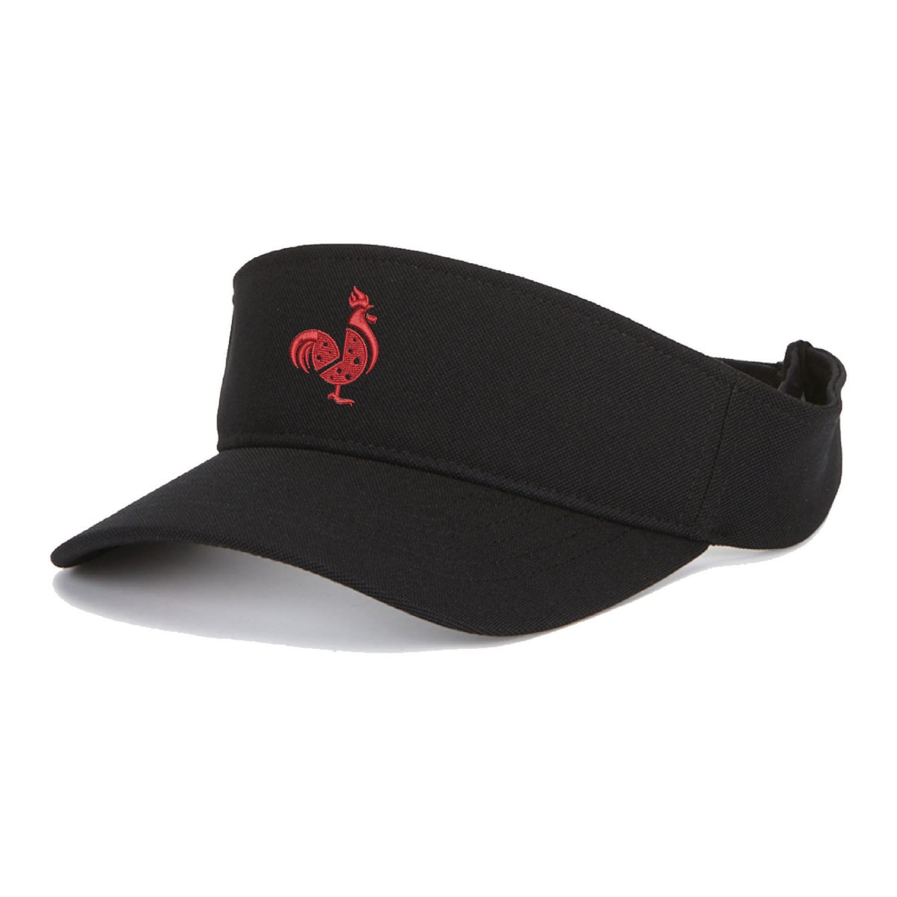 Saroki's Chicken Staff - Embroidered Flexfit Adult Cool & Dry Visor