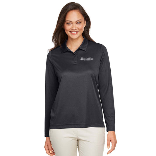 Benstein Grille - Embroidered Women's Team 365 Performance Long Sleeve Polo