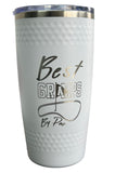 Custom Engraved Polar Camel 20 oz. White Golf Tumbler with Dimples