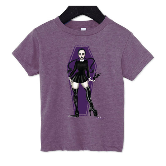 Carla - Wednesday Adams Bella + Canvas Toddler Unisex 100% Cotton T-Shirt - Mato & Hash