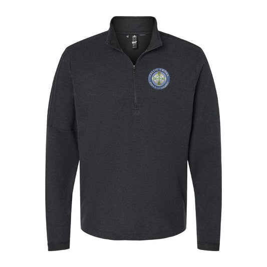 Celtic Cross BAND Adidas - 3-Stripes Quarter-Zip Sweater Embroidery - Mato & Hash