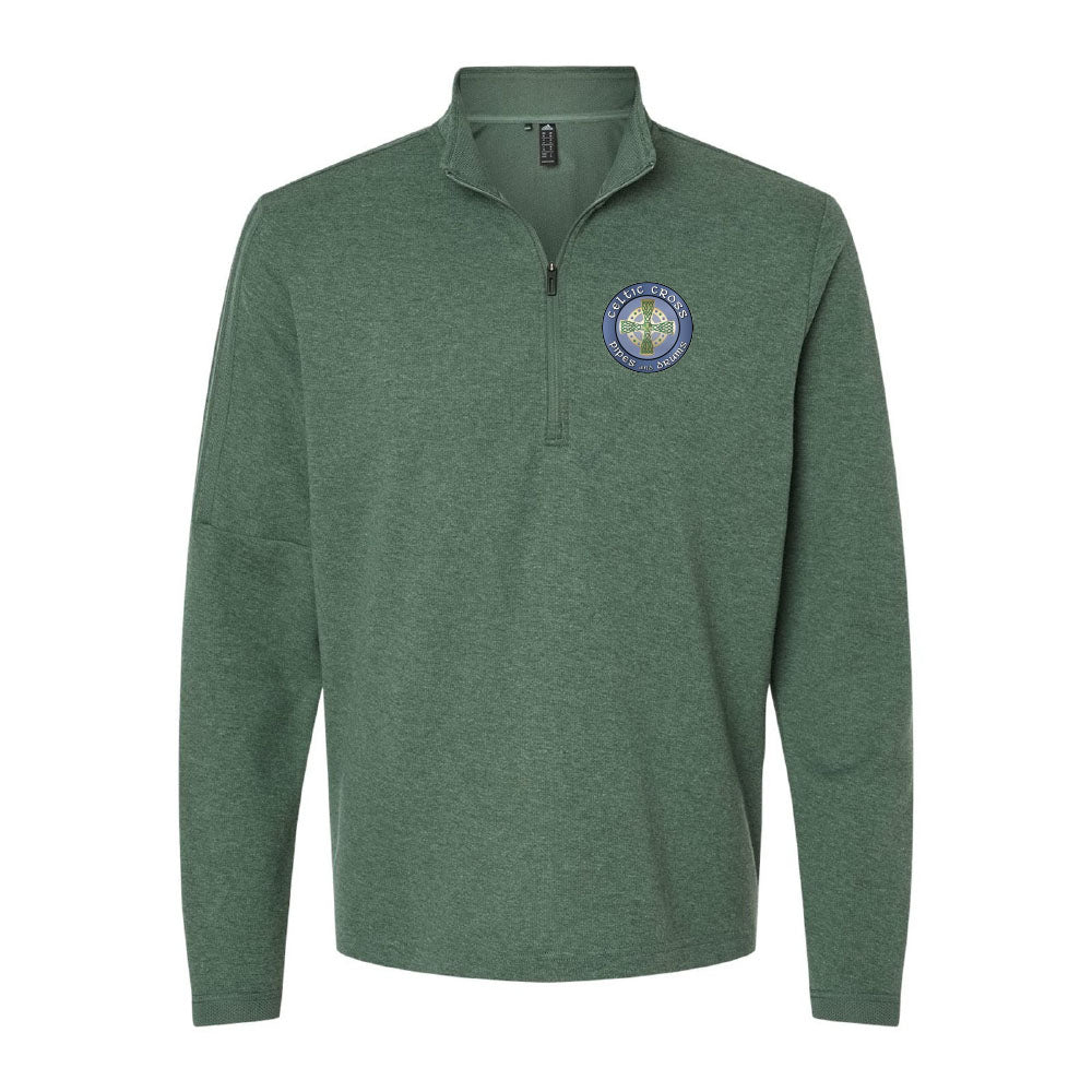 Celtic Cross BAND Adidas - 3-Stripes Quarter-Zip Sweater Embroidery - Mato & Hash