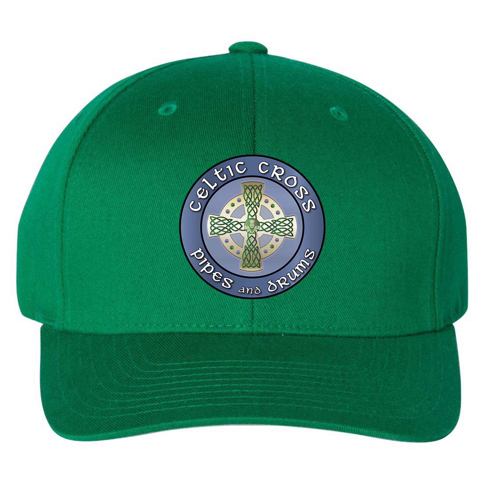 Celtic Cross BAND Embroidered Flexfit Cotton Blend Cap - Mato & Hash