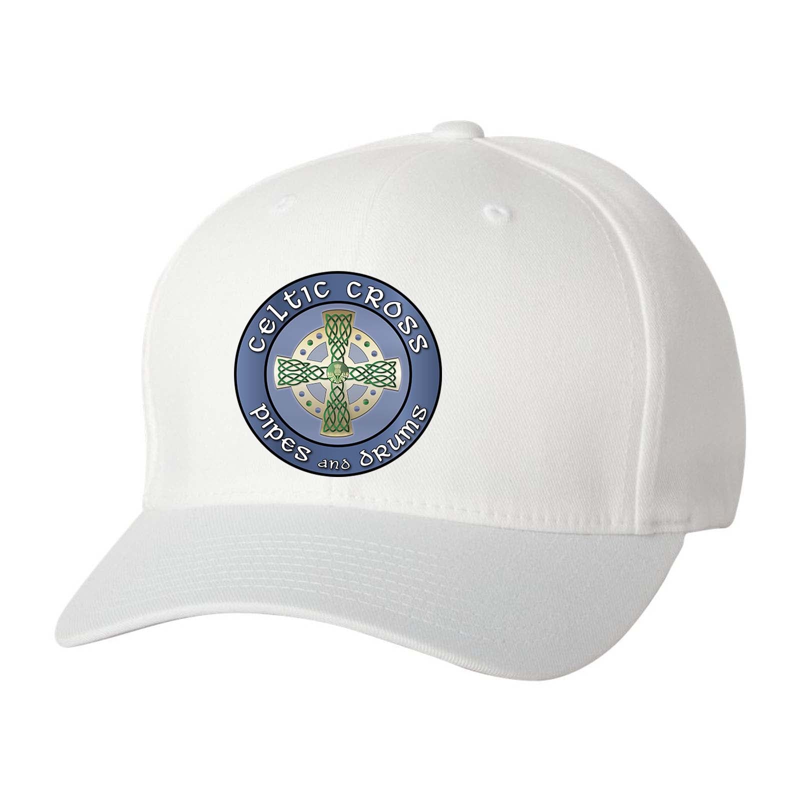 Celtic Cross BAND Embroidered Flexfit Cotton Blend Cap - Mato & Hash