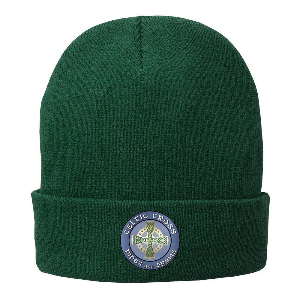 Celtic Cross BAND Embroidered Port & Company® Fleece-Lined Knit Cap - Mato & Hash