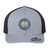 Celtic Cross BAND Embroidery Flexfit 110M Trucker Mesh-Back Cap - Mato & Hash