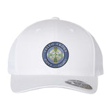 Celtic Cross BAND Embroidery Flexfit 110M Trucker Mesh-Back Cap - Mato & Hash