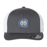 Celtic Cross BAND Embroidery Flexfit 110M Trucker Mesh-Back Cap - Mato & Hash