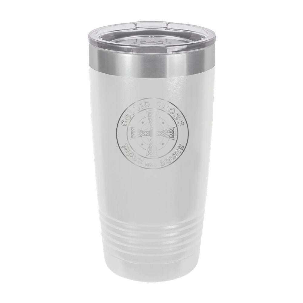 Celtic Cross BAND Engraved Matte Tumbler 20 oz. - Mato & Hash