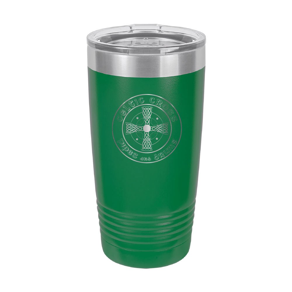 Celtic Cross BAND Engraved Matte Tumbler 20 oz. - Mato & Hash