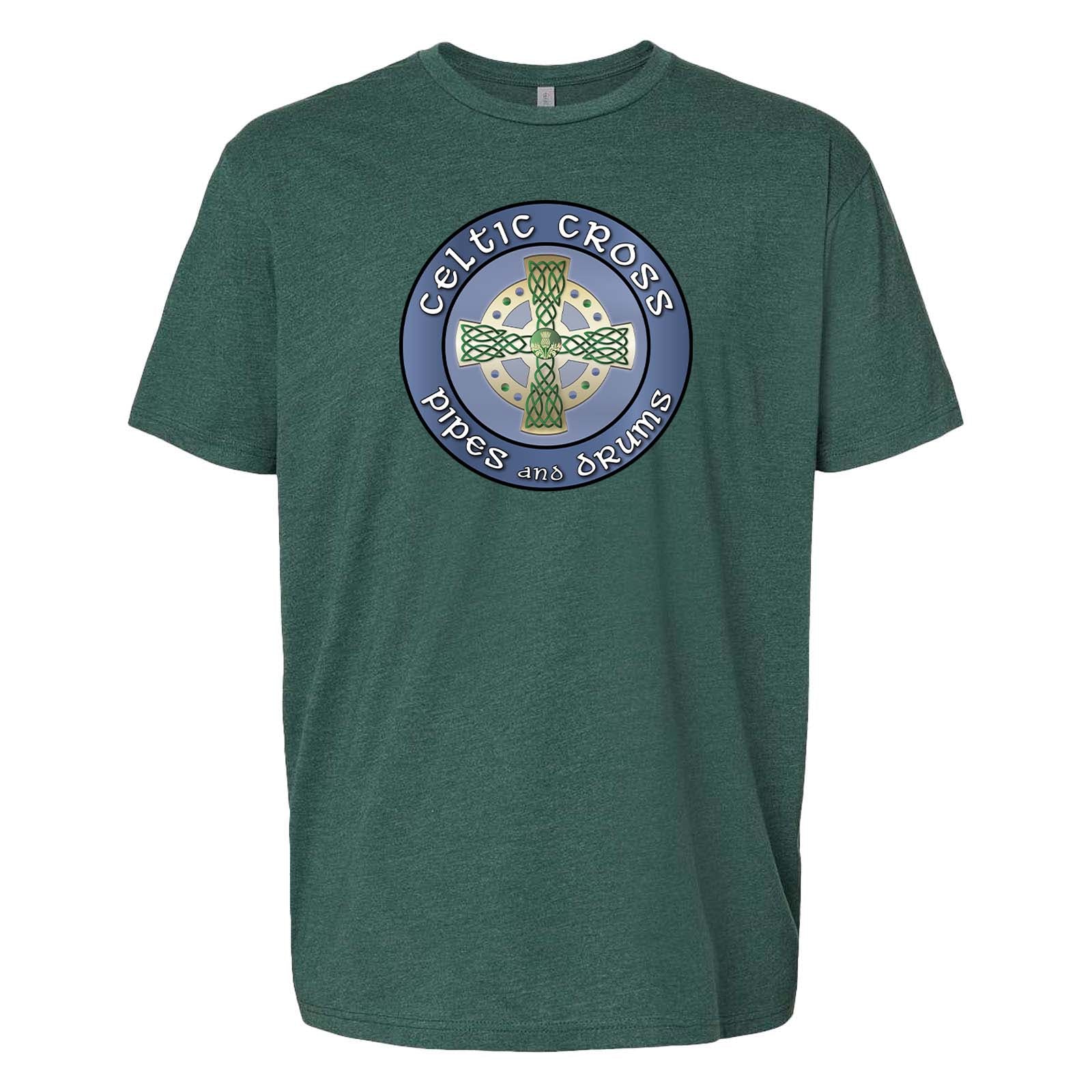 Celtic Cross BAND Unisex Soft Blend T-Shirts - Mato & Hash