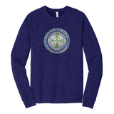 Celtic Cross Fan Bella + Canvas Unisex Cotton/Polyester Fleece Raglan Crewneck Sweatshirt - Mato & Hash