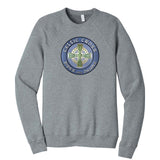 Celtic Cross Fan Bella + Canvas Unisex Cotton/Polyester Fleece Raglan Crewneck Sweatshirt - Mato & Hash