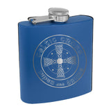 Celtic Cross Fan Engraved Matte Flasks - Mato & Hash