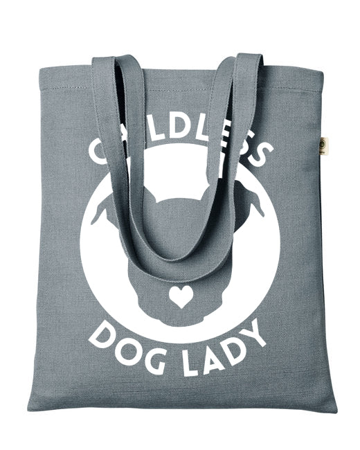 Peace Love and Paws Econscious Hemp Simplicity Tote / Childless Dog Lady