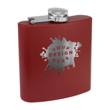 Custom Engraved Matte Flasks - 13 Colors Available