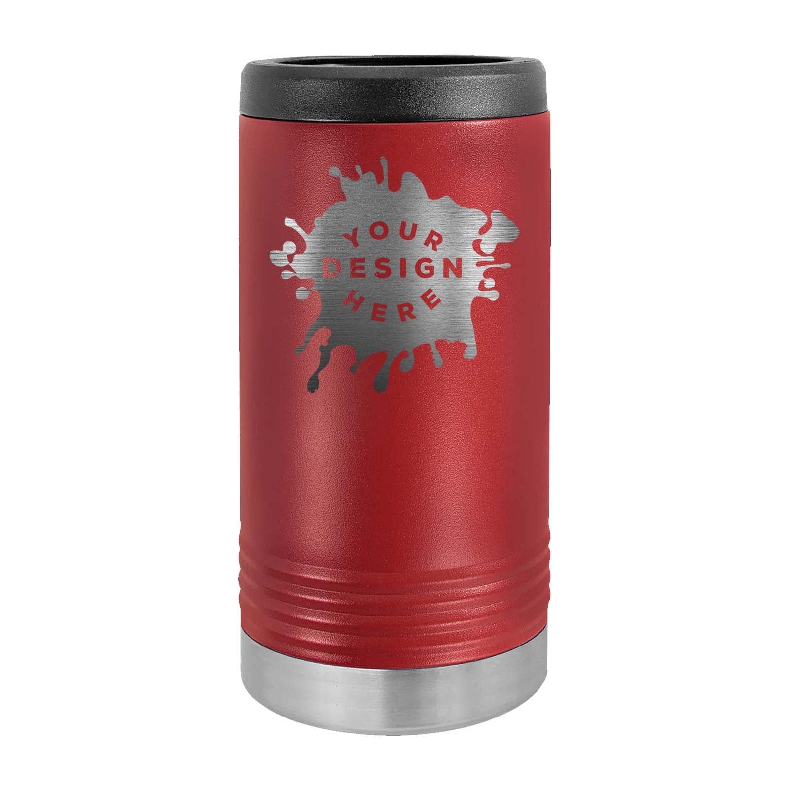 Custom Engraved Slim Matte Beverage Holder - 16 Colors Available