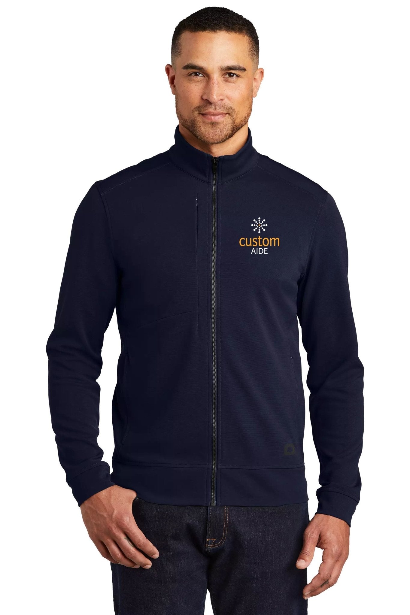 Custom Home Health - Custom Aide Unisex OGIO Hinge Full-Zip Embroidery