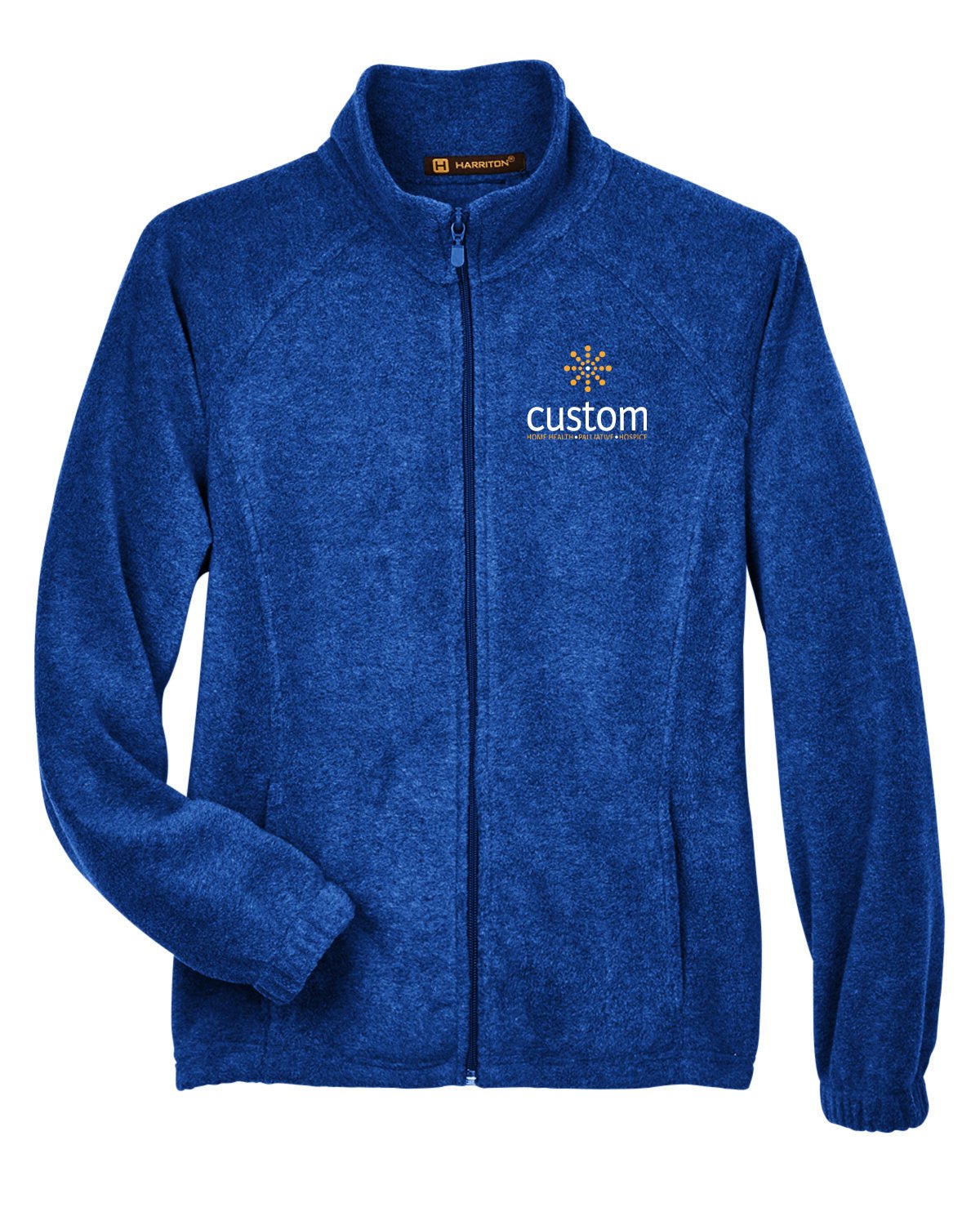 Custom Home Health - Harriton Ladies' Full-Zip Fleece Embroidery - Mato & Hash