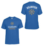 Custom Home Health - Hospice Volunteer - Gildan® - DryBlend® 50 Cotton/50 Poly T-Shirt Printed - Mato & Hash