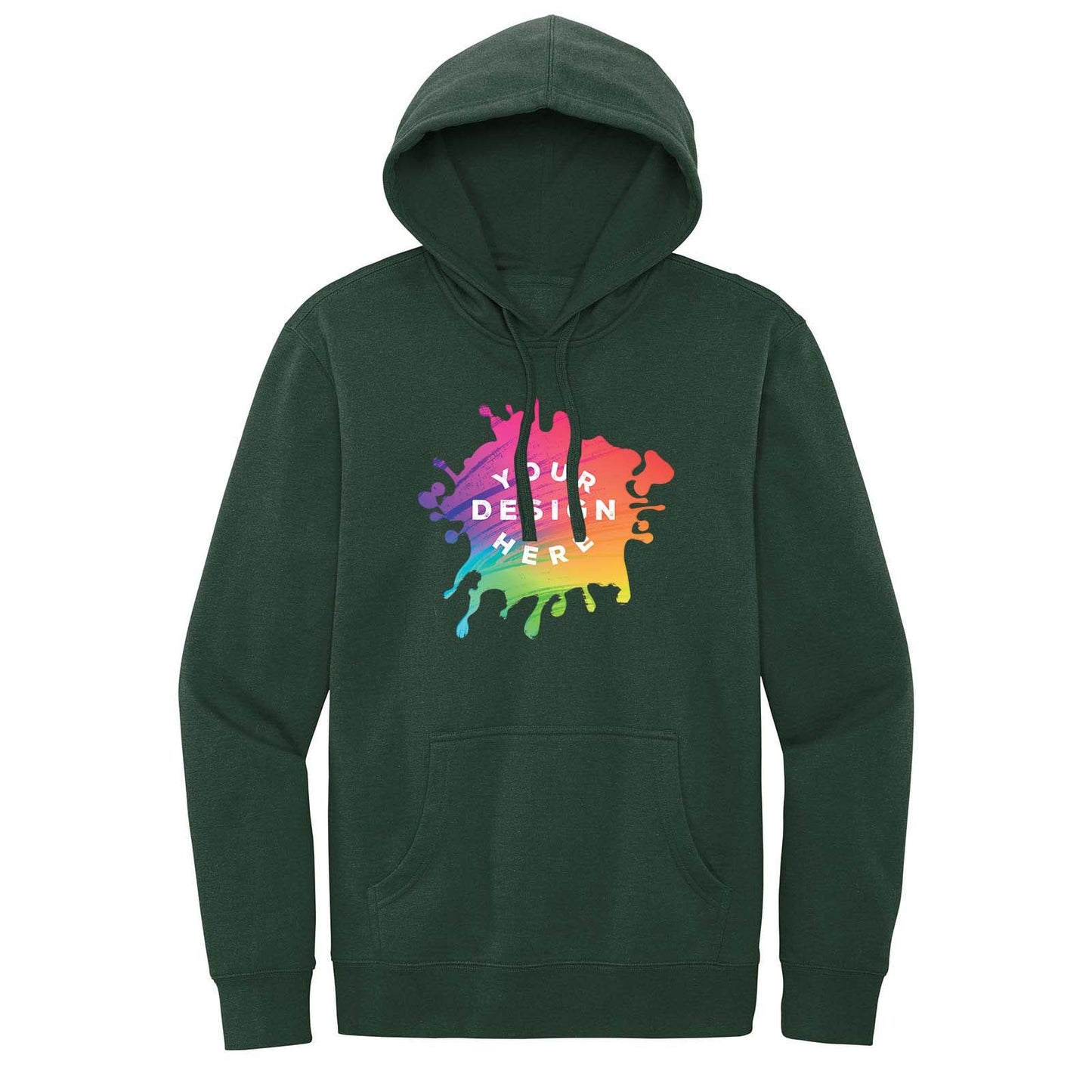 District Men's Cotton/Polyester Fleece Hooded Sweatshirt - Mato & Hash