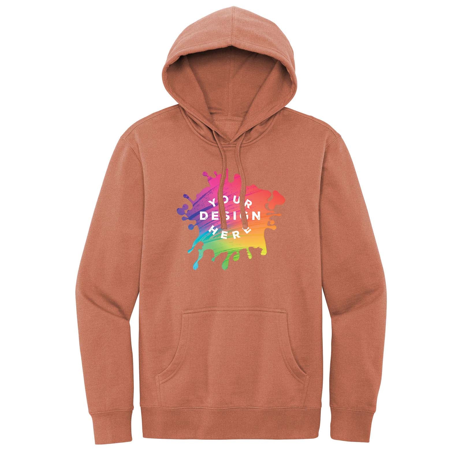District Men's Cotton/Polyester Fleece Hooded Sweatshirt - Mato & Hash