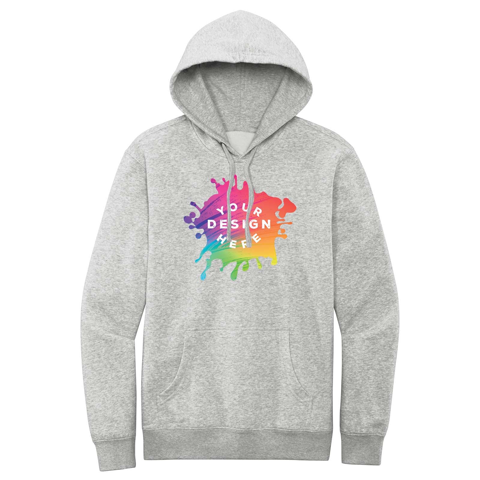 District Men's Cotton/Polyester Fleece Hooded Sweatshirt - Mato & Hash