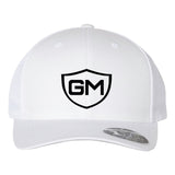 Greater Midwest Band Shield Flexfit 110M Trucker Mesh-Back Cap Embroidery - Snapback - Mato & Hash