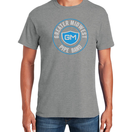 Greater Midwest Circle Gildan Heavy Cotton Men's T-Shirt - Mato & Hash