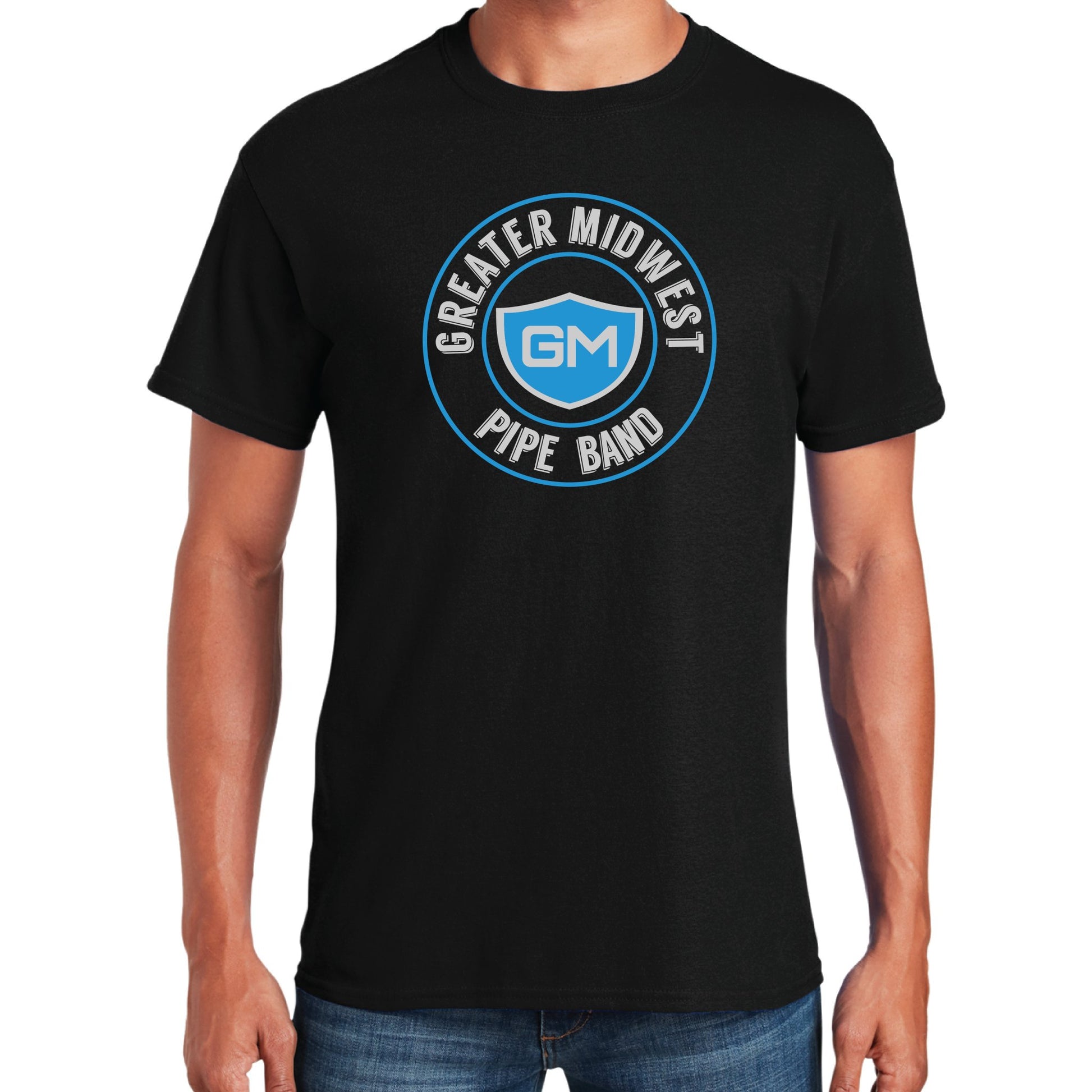 Greater Midwest Circle Gildan Heavy Cotton Men's T-Shirt - Mato & Hash