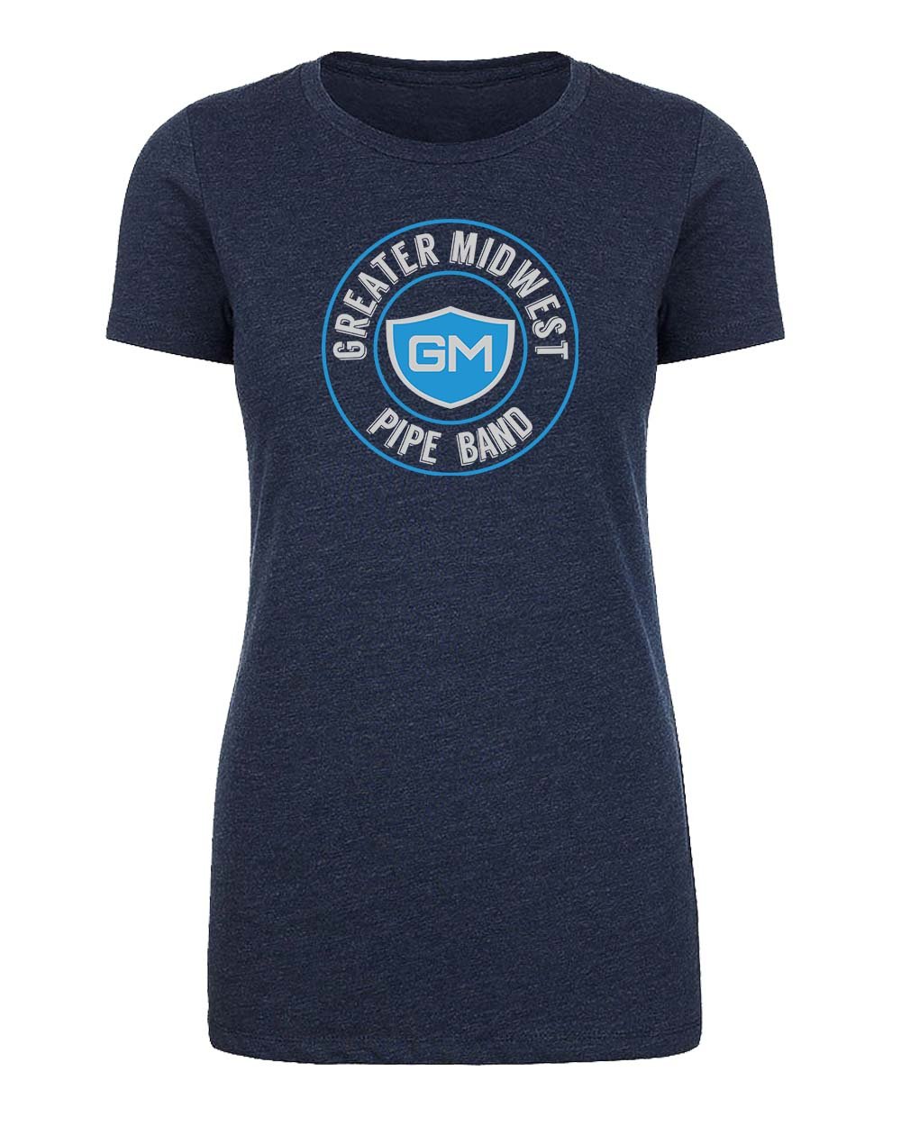 Greater Midwest Circle Women's Blended Custom T-Shirt Printed - Mato & Hash