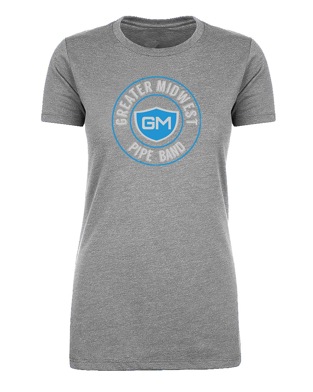 Greater Midwest Circle Women's Blended Custom T-Shirt Printed - Mato & Hash