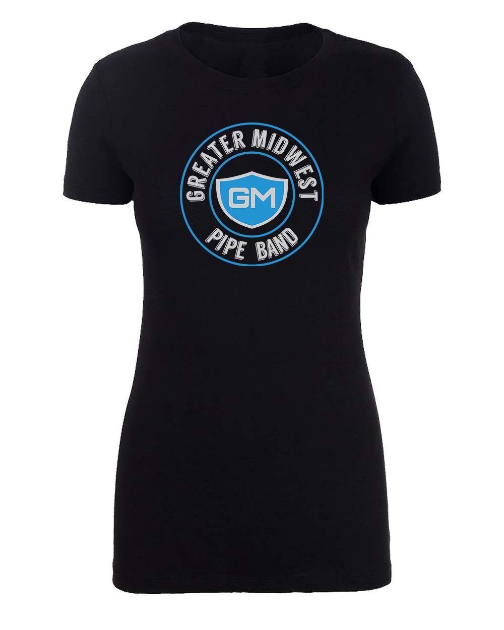 Greater Midwest Circle Women's Blended Custom T-Shirt Printed - Mato & Hash