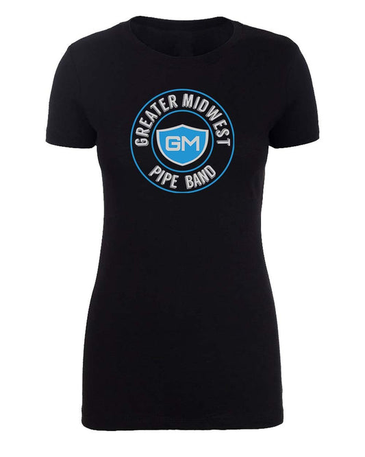 Greater Midwest Circle Women's Blended Custom T-Shirt Printed - Mato & Hash