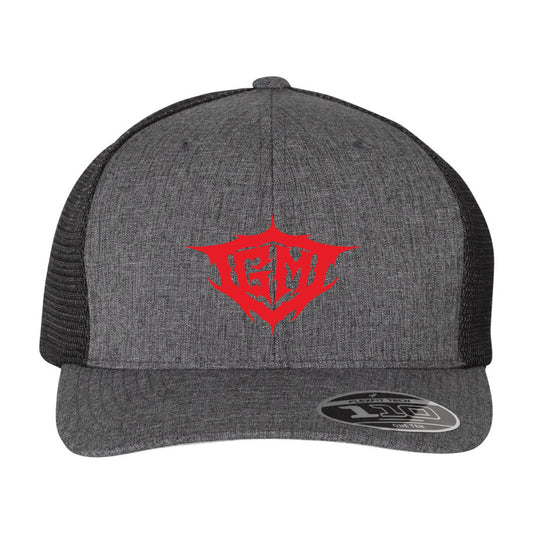 Greater Midwest Icon Flexfit 110M Trucker Mesh-Back Cap Embroidery - Snapback - Mato & Hash