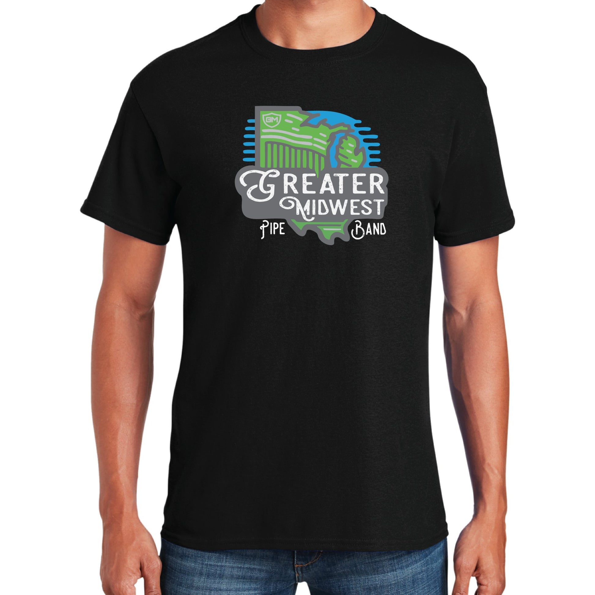Greater Midwest Pipe Gildan Heavy Cotton Men's T-Shirt - Mato & Hash
