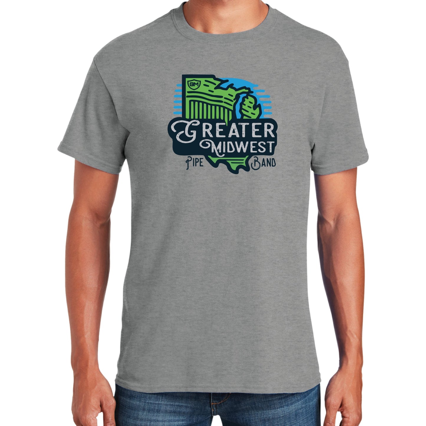 Greater Midwest Pipe Gildan Heavy Cotton Men's T-Shirt - Mato & Hash