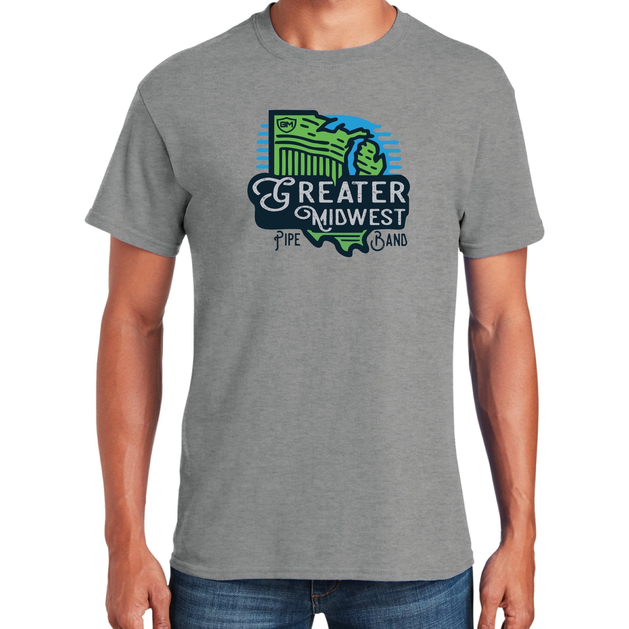 Greater Midwest Pipe Gildan Heavy Cotton Men's T-Shirt - Mato & Hash